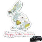 Easter Birdhouses Graphic Car Decal (Personalized)