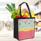 Easter Birdhouses Grocery Bag - LIFESTYLE