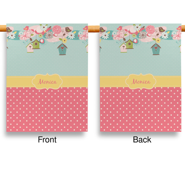 Easter Birdhouses House Flags - Double Sided - APPROVAL