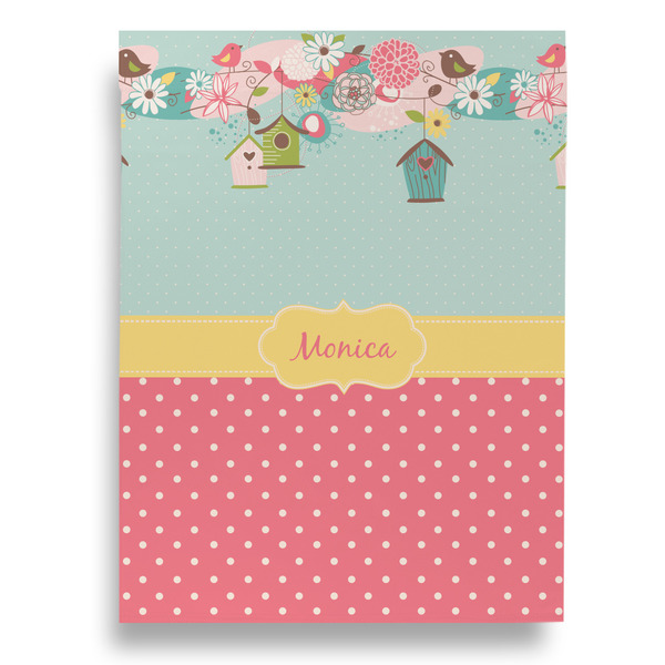 Easter Birdhouses House Flags - Single Sided - FRONT