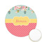Easter Birdhouses Icing Circle - Small - Front