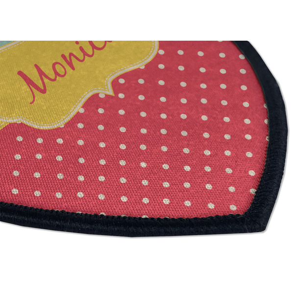 Easter Birdhouses Iron on Shield 3 Detail