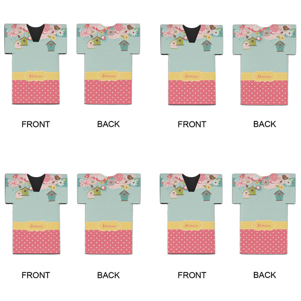 Easter Birdhouses Jersey Bottle Cooler - Set of 4 - APPROVAL