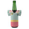 Easter Birdhouses Jersey Bottle Cooler - Set of 4 - FRONT (on bottle)