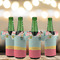 Easter Birdhouses Jersey Bottle Cooler - Set of 4 - LIFESTYLE