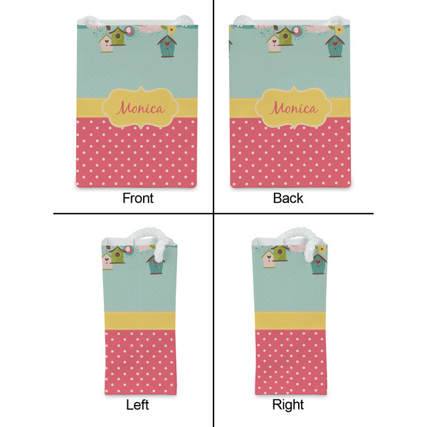 Easter Birdhouses Jewelry Gift Bag - Gloss - Approval