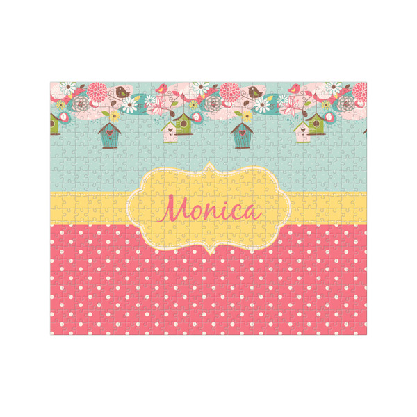 Custom Easter Birdhouses 500 pc Jigsaw Puzzle (Personalized)