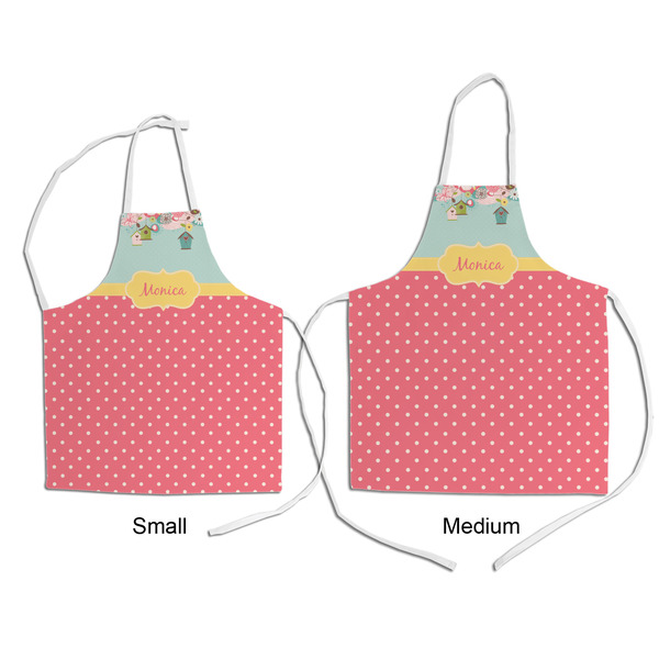 Easter Birdhouses Kid's Aprons - Comparison