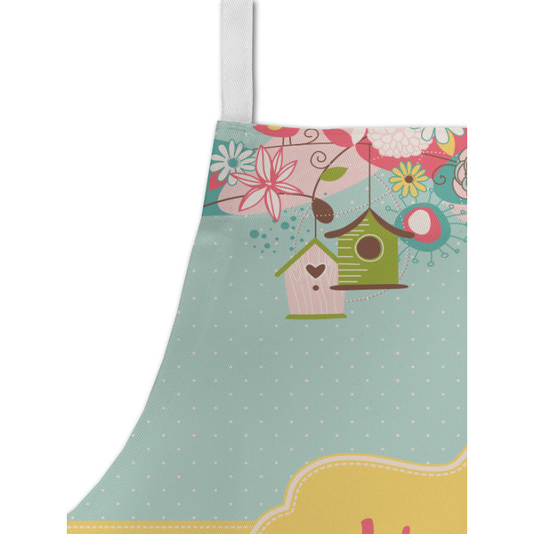 Easter Birdhouses Kid's Aprons - Detail