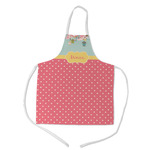 Easter Birdhouses Kid's Apron - Medium (Personalized)