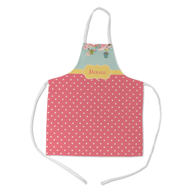 Custom Easter Birdhouses Kid's Apron - Medium (Personalized)