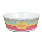 Easter Birdhouses Kid's Bowl (Personalized)