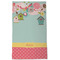 Easter Birdhouses Kitchen Towel - Poly Cotton - Full Front
