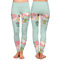 Easter Birdhouses Ladies Leggings - Front and Back