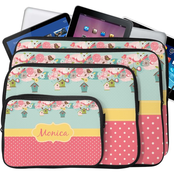 Easter Birdhouses Laptop Case Sizes