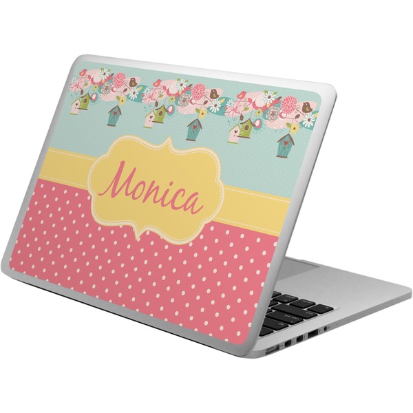 Custom Easter Birdhouses Laptop Skin - Custom Sized (Personalized)