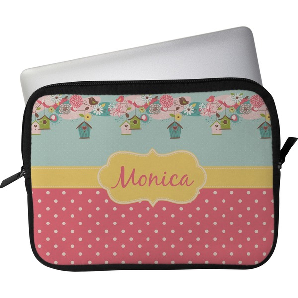 Custom Easter Birdhouses Laptop Sleeve / Case - 13" (Personalized)