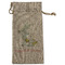 Easter Birdhouses Large Burlap Gift Bags - Front