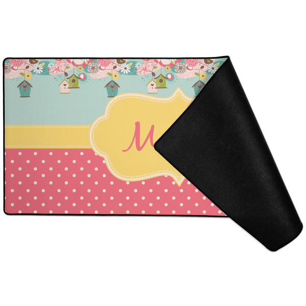 Easter Birdhouses Large Gaming Mats - FRONT W/ FOLD