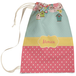 Easter Birdhouses Laundry Bag (Personalized)