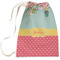 Easter Birdhouses Large Laundry Bag - Front View