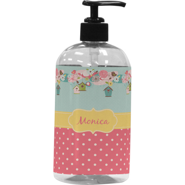 Custom Easter Birdhouses Plastic Soap / Lotion Dispenser (Personalized)