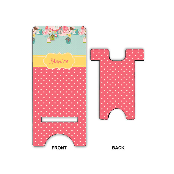 Easter Birdhouses Large Phone Stand - Front & Back