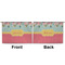 Easter Birdhouses Large Zipper Pouch Approval (Front and Back)