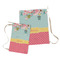 Easter Birdhouses Laundry Bag - Both Bags
