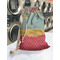 Easter Birdhouses Laundry Bag in Laundromat