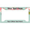 Easter Birdhouses License Plate Frame (Personalized)
