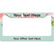 Easter Birdhouses License Plate Frame - Style B (Personalized)