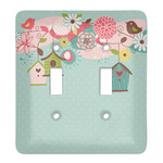 Easter Birdhouses Light Switch Cover (2 Toggle Plate)