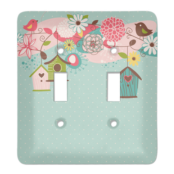 Custom Easter Birdhouses Light Switch Cover (2 Toggle Plate)