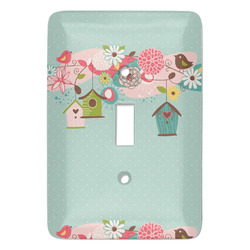 Easter Birdhouses Light Switch Cover (Personalized)