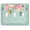Easter Birdhouses Light Switch Cover (3 Toggle Plate)