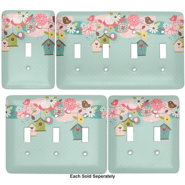 Easter Birdhouses Light Switch Covers all sizes