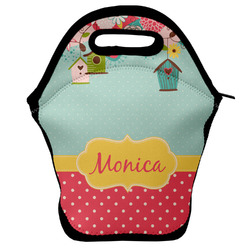 Easter Birdhouses Lunch Bag w/ Name or Text