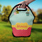 Easter Birdhouses Lunch Bag - Hand