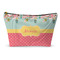 Easter Birdhouses Makeup Bag - Large - 12.5"x7" (Personalized)