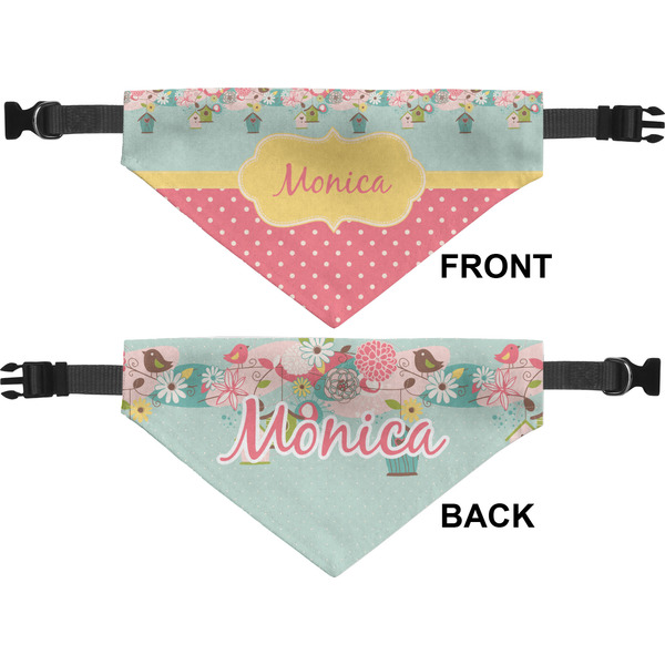Easter Birdhouses Medium Dog Bandana Approval