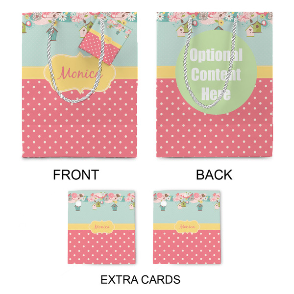 Easter Birdhouses Medium Gift Bag - Approval