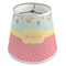 Easter Birdhouses Poly Film Empire Lampshade - Angle View