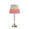 Easter Birdhouses Poly Film Empire Lampshade - On Stand