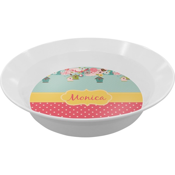 Custom Easter Birdhouses Melamine Bowl (Personalized)