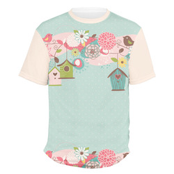 Easter Birdhouses Men's Crew T-Shirt - Medium