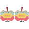 Easter Birdhouses Metal Benilux Ornament - Front and Back (APPROVAL)