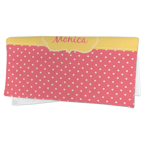 Easter Birdhouses Microfiber Dish Rag - FOLDED (half)