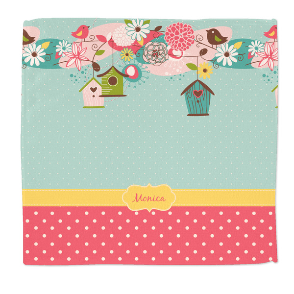 Custom Easter Birdhouses Microfiber Dish Rag (Personalized)