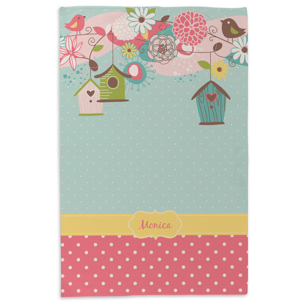 Easter Birdhouses Microfiber Dish Towel - APPROVAL